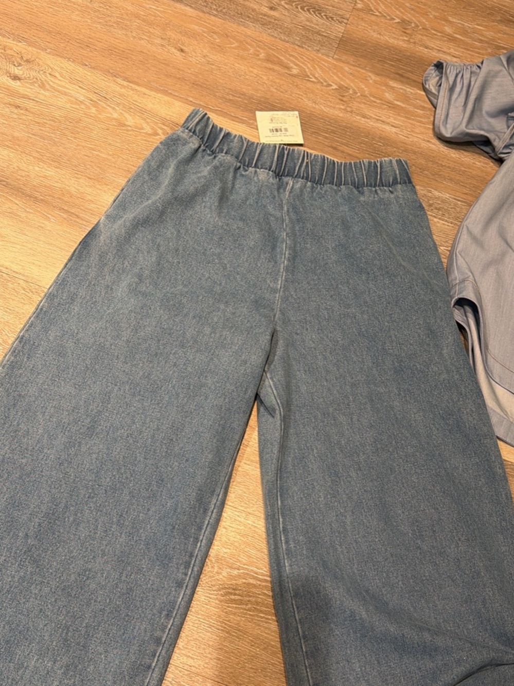 BUCKETLIST Light Blue Wide Leg Jeans